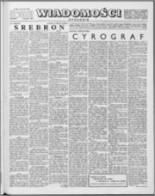 Wiadomości, R. 15 nr 14 (731), 1960