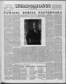 Wiadomości, R. 14 nr 5 (670), 1959