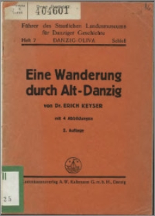 Eine Wanderung durch Alt-Danzig