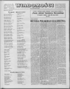 Wiadomości, R. 13 nr 3 (616), 1958