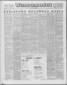Wiadomości, R. 13 nr 5 (618), 1958