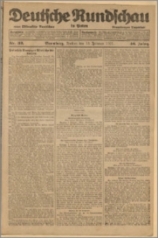 Deutsche Rundschau in Polen. J. 46, 1922, nr 33