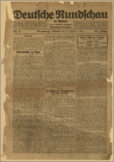 Deutsche Rundschau in Polen. J. 47, 1923, nr 1