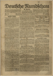 Deutsche Rundschau in Polen. J. 47, 1923, nr 11