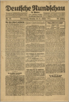 Deutsche Rundschau in Polen. J. 47, 1923, nr 17