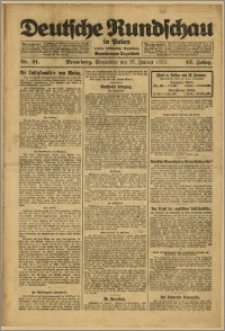 Deutsche Rundschau in Polen. J. 47, 1923, nr 21