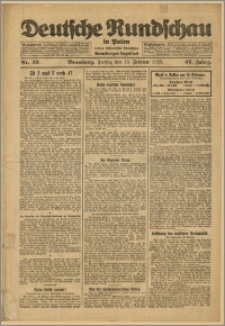 Deutsche Rundschau in Polen. J. 47, 1923, nr 37