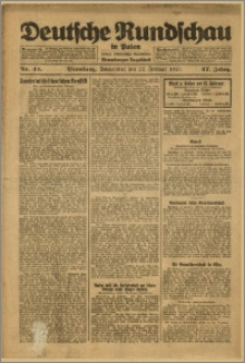 Deutsche Rundschau in Polen. J. 47, 1923, nr 42