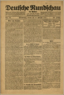 Deutsche Rundschau in Polen. J. 47, 1923, nr 43
