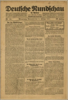 Deutsche Rundschau in Polen. J. 47, 1923, nr 44