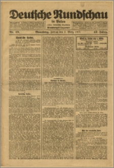 Deutsche Rundschau in Polen. J. 47, 1923, nr 49