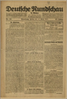 Deutsche Rundschau in Polen. J. 47, 1923, nr 61
