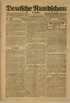 Deutsche Rundschau in Polen. J. 47, 1923, nr 69