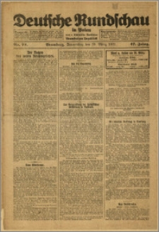 Deutsche Rundschau in Polen. J. 47, 1923, nr 72
