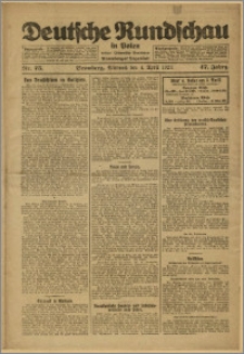 Deutsche Rundschau in Polen. J. 47, 1923, nr 75