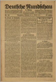 Deutsche Rundschau in Polen. J. 47, 1923, nr 81