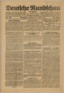 Deutsche Rundschau in Polen. J. 47, 1923, nr 89
