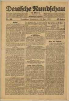 Deutsche Rundschau in Polen. J. 47, 1923, nr 90