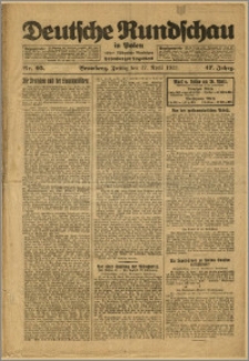Deutsche Rundschau in Polen. J. 47, 1923, nr 95