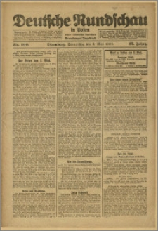 Deutsche Rundschau in Polen. J. 47, 1923, nr 100