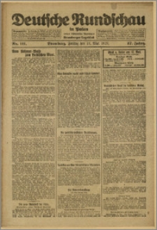 Deutsche Rundschau in Polen. J. 47, 1923, nr 111
