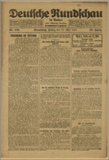 Deutsche Rundschau in Polen. J. 47, 1923, nr 116