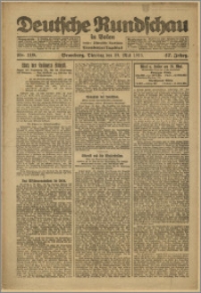 Deutsche Rundschau in Polen. J. 47, 1923, nr 119