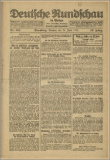Deutsche Rundschau in Polen. J. 47, 1923, nr 141