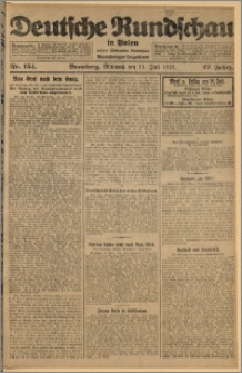Deutsche Rundschau in Polen. J. 47, 1923, nr 154
