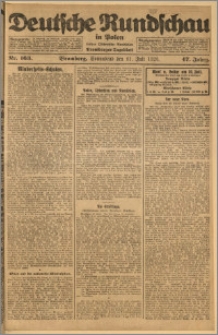 Deutsche Rundschau in Polen. J. 47, 1923, nr 163