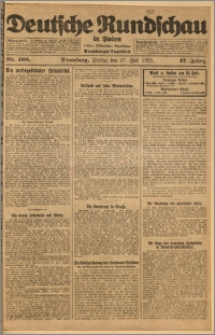 Deutsche Rundschau in Polen. J. 47, 1923, nr 168