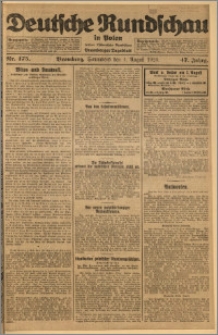 Deutsche Rundschau in Polen. J. 47, 1923, nr 175