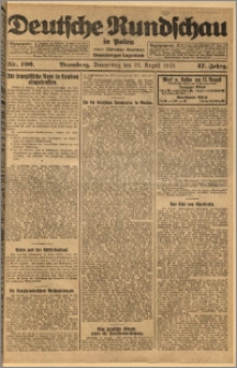 Deutsche Rundschau in Polen. J. 47, 1923, nr 190
