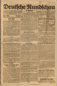 Deutsche Rundschau in Polen. J. 47, 1923, nr 221