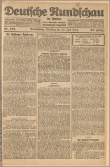 Deutsche Rundschau in Polen. J. 48, 1924, nr 173