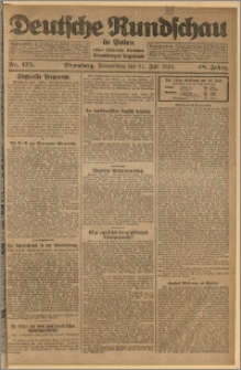 Deutsche Rundschau in Polen. J. 48, 1924, nr 175