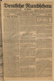 Deutsche Rundschau in Polen. J. 48, 1924, nr 203