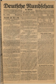 Deutsche Rundschau in Polen. J. 48, 1924, nr 206