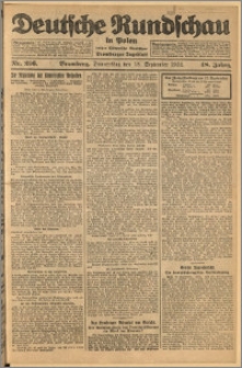 Deutsche Rundschau in Polen. J. 48, 1924, nr 216