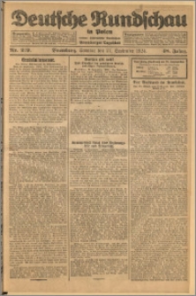 Deutsche Rundschau in Polen. J. 48, 1924, nr 219