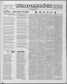 Wiadomości, R. 13 nr 6 (619), 1958