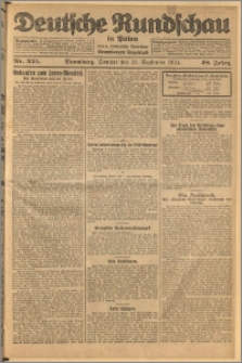 Deutsche Rundschau in Polen. J. 48, 1924, nr 225