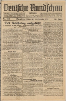 Deutsche Rundschau in Polen. J. 56, 1932, nr 210