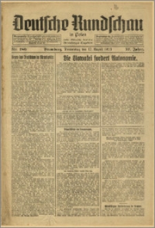 Deutsche Rundschau in Polen. J. 57, 1933, nr 186