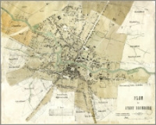 Plan der Stadt Bromberg
