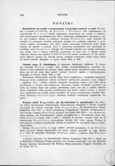 Wydanie dziela Kopernika "De Revolutionibus" w manuskrypcie