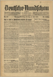 Deutsche Rundschau in Polen. J. 62, 1938, nr 93