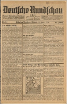 Deutsche Rundschau in Polen. J. 63, 1939, nr 14