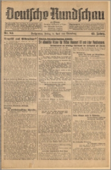 Deutsche Rundschau in Polen. J. 63, 1939, nr 85