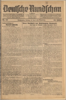 Deutsche Rundschau in Polen. J. 63, 1939, nr 87